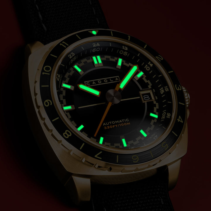 Overdrive Automatic Black / Black Canvas Black Dial