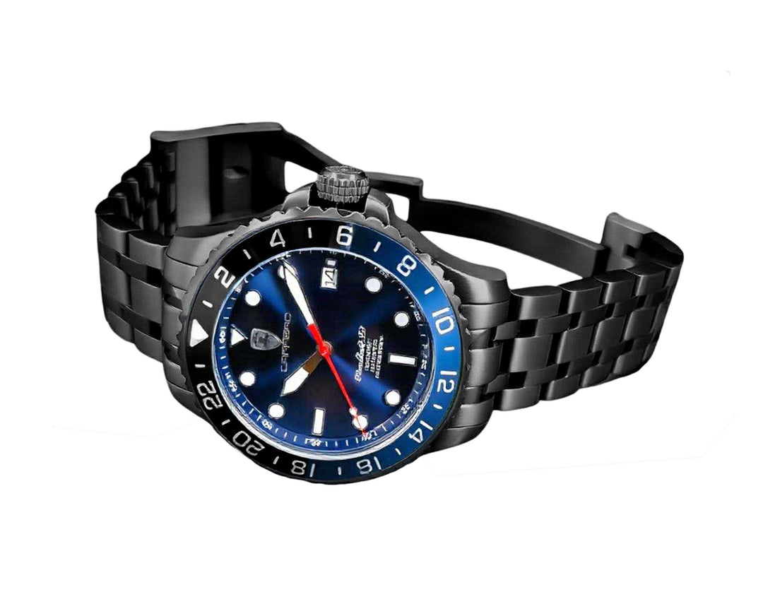 TIME BOLD- X8 BLACK/BLUE | Blue Dial