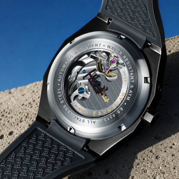 Drake Graphite Grace / Grey Rubber Strap Gray Dial