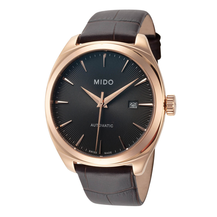 Belluna Royal 41mm / Black / Brown | Black Dial