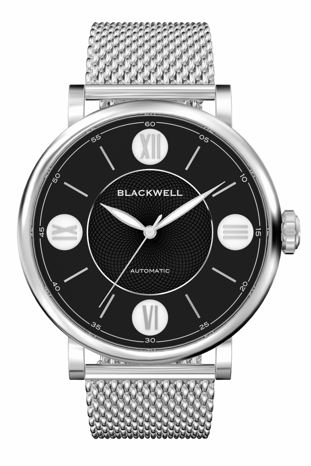 Grand Central BLK Face SS Band