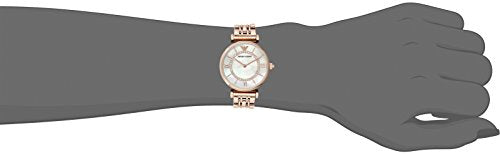 Classic White Mother-Of-Pearl Dial / Rose Gold-Tone Stainless Steel Bracelet Mot