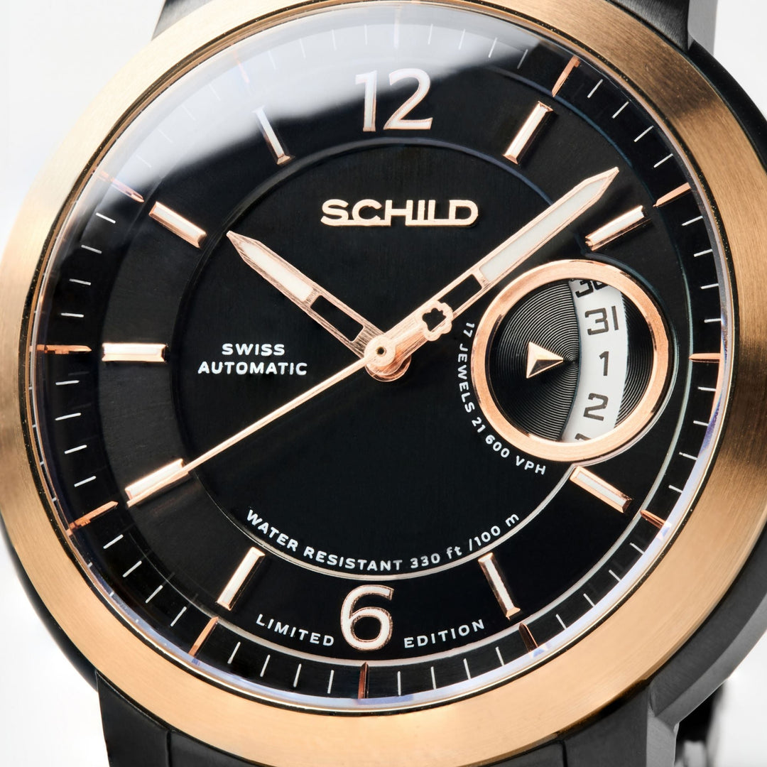 Heinrich Minimal Swiss Automatic Limited Edition Black / Black Stainless Steel |