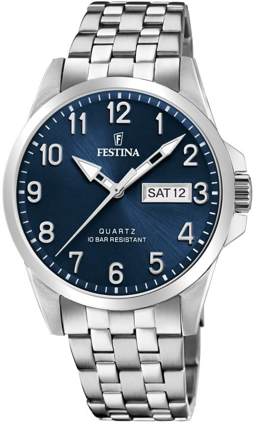 Classic Blue / Stainless Steel Blue Dial