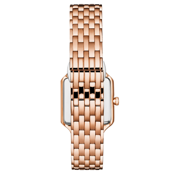 Confidant Square Crystal Classic Rose/square | Silver Dial