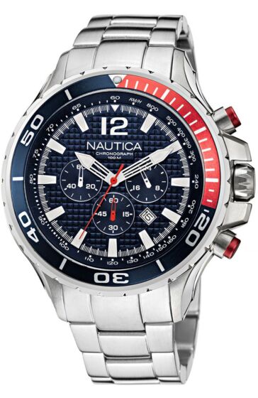 NAUTICA SPORTY Silver / Stainless Steel | Blue Dial