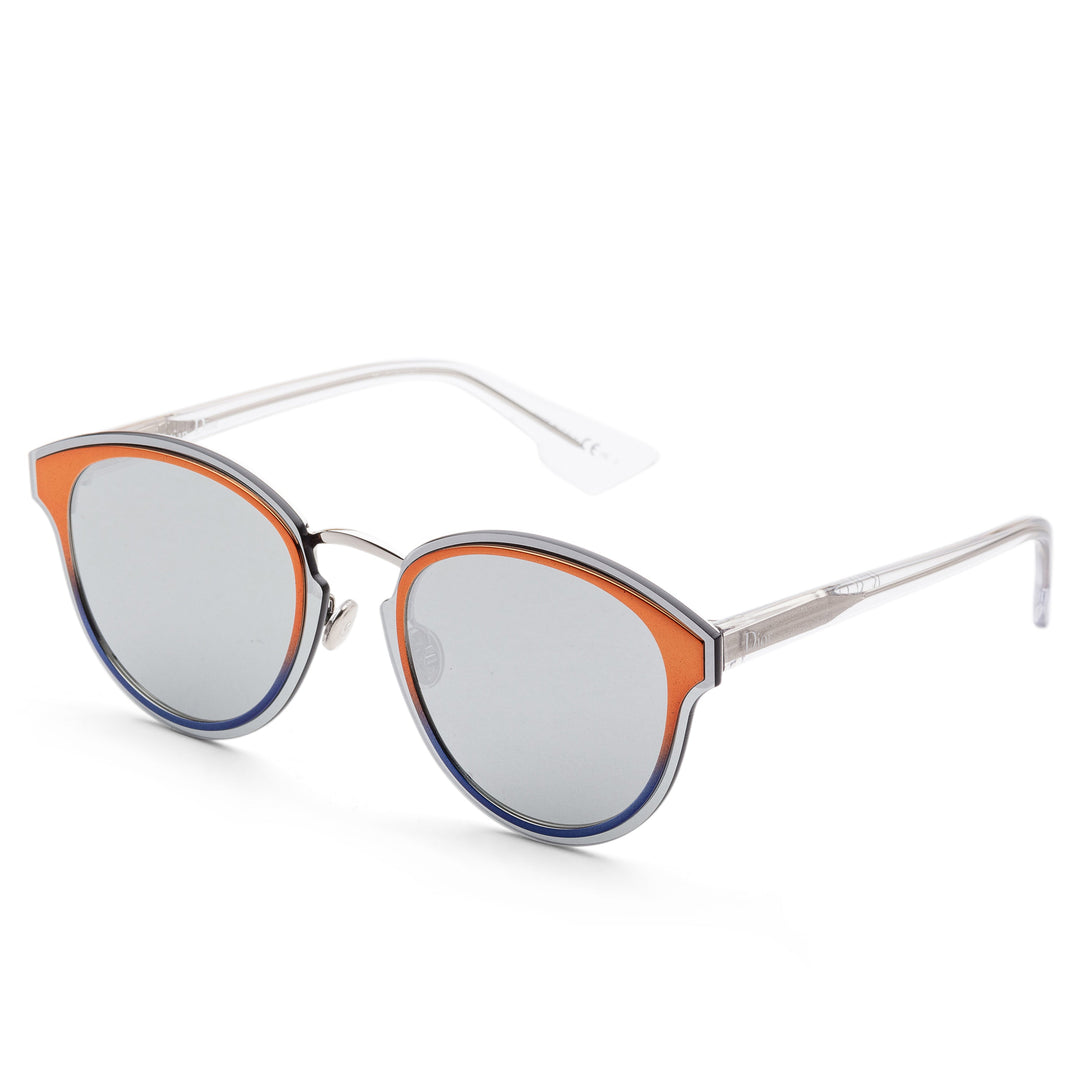 Nightfas Orange Silver Frame, Silver Mirror Lens |  Dial