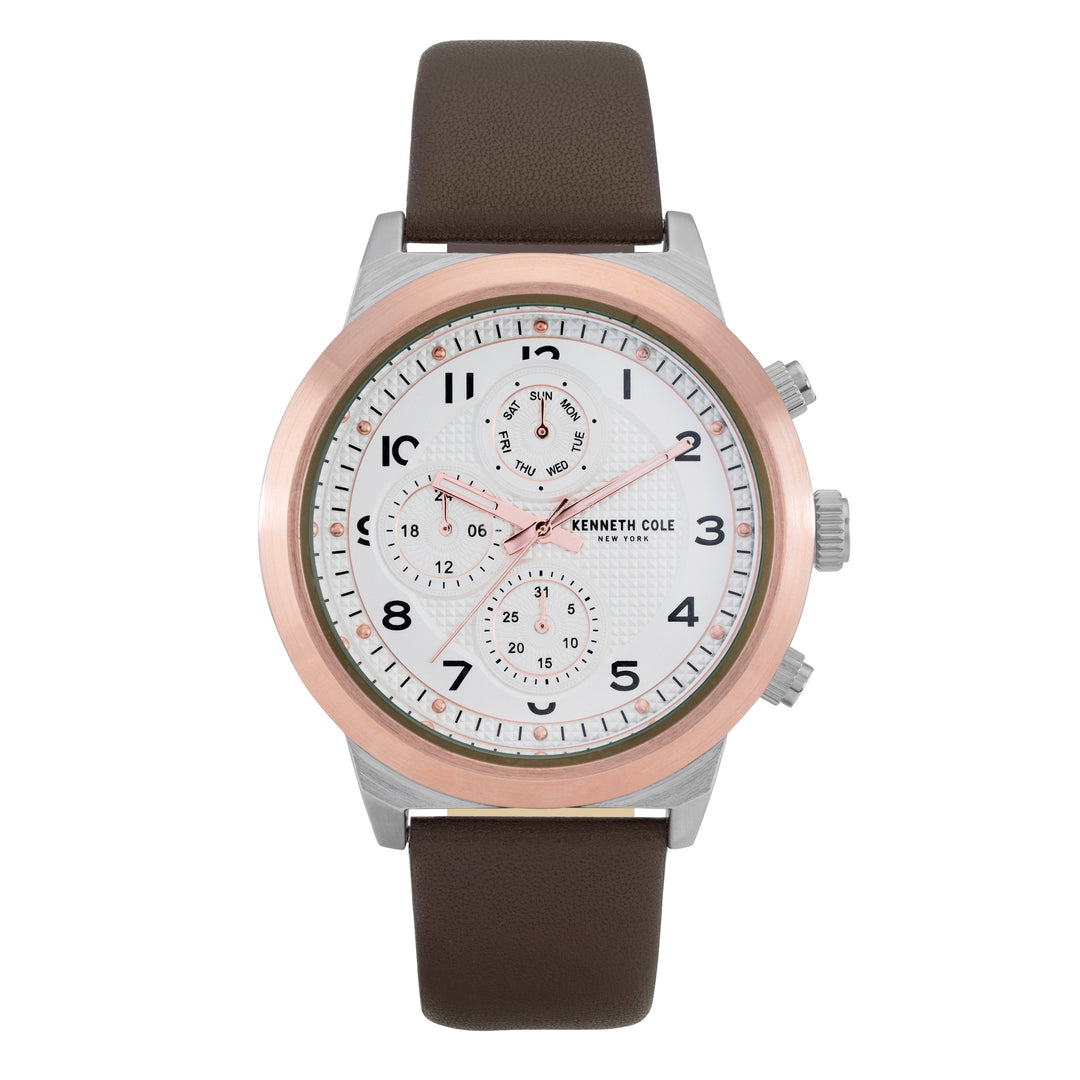 Classic 47 mm / Silver / Brown Silver Dial