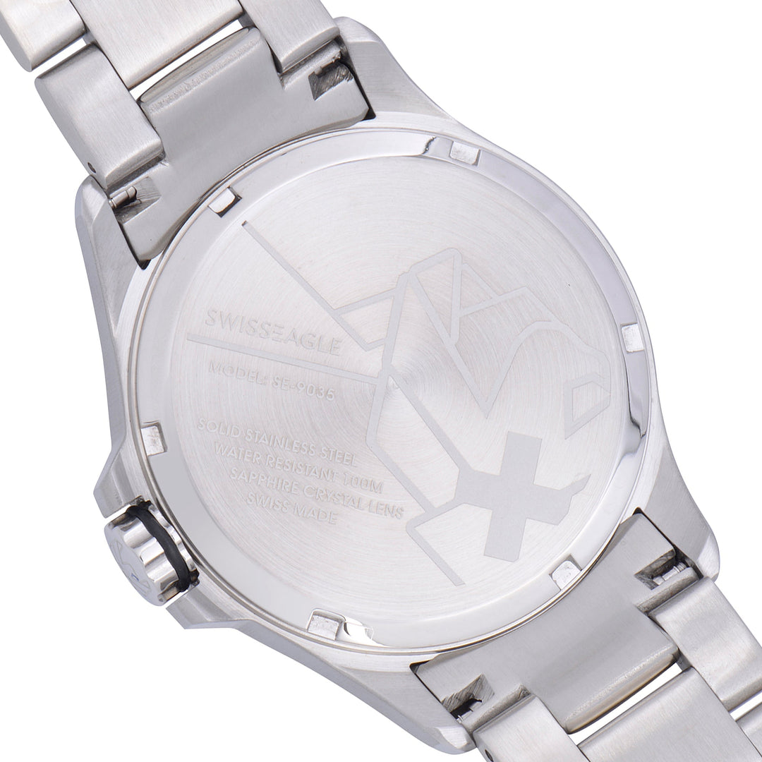 TAUCHEN MECA QUARTZ Black / Stainless Steel | Black Dial
