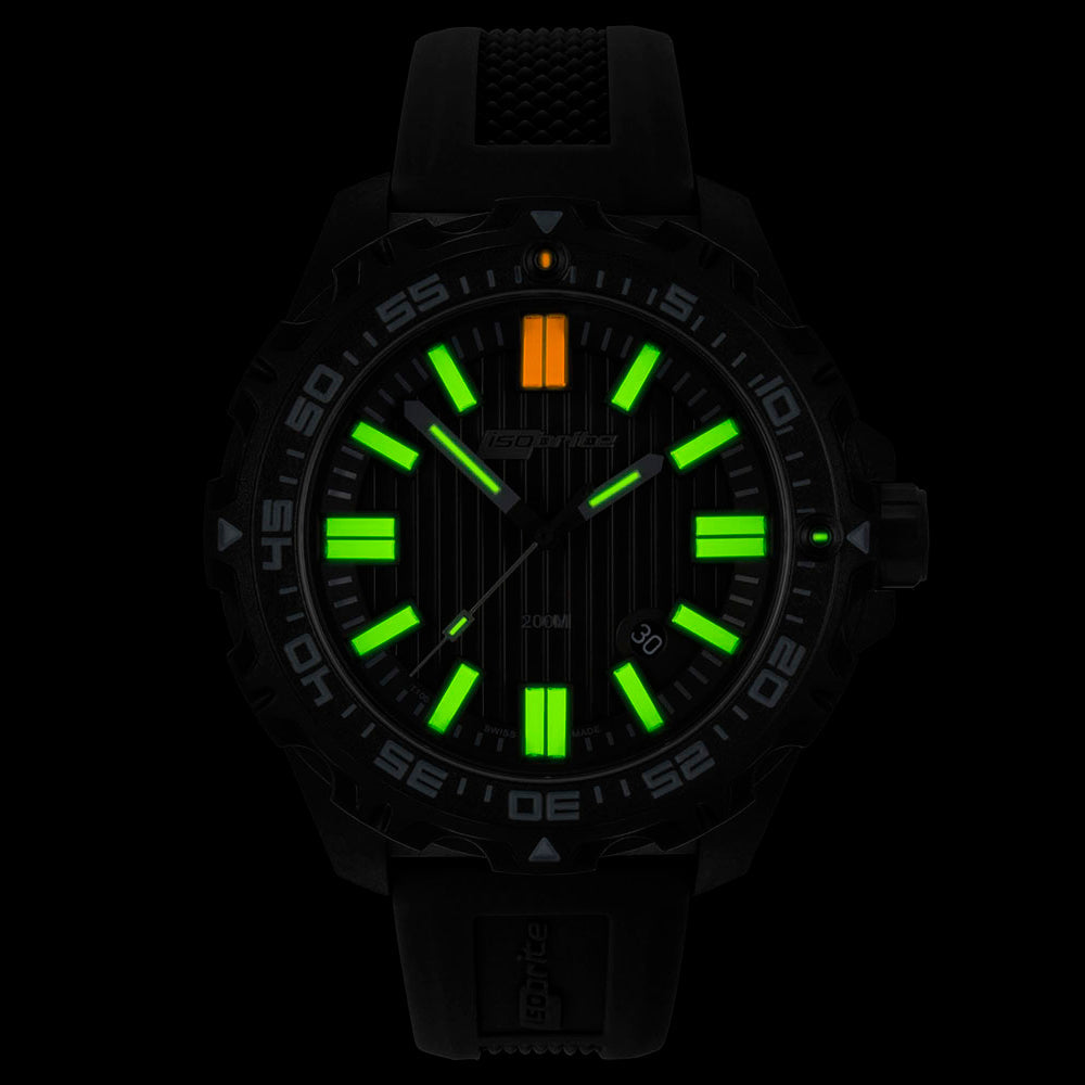 Afterburner Black Ultra Bright T100 Tritium | Black Dial