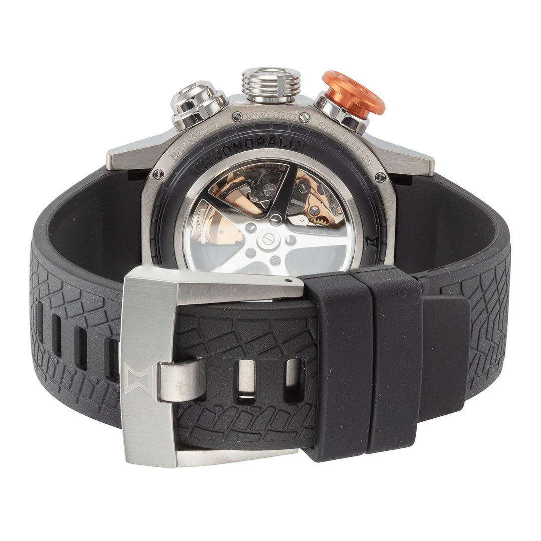 Chronorally 45mm / Black / Orange | Black Dial