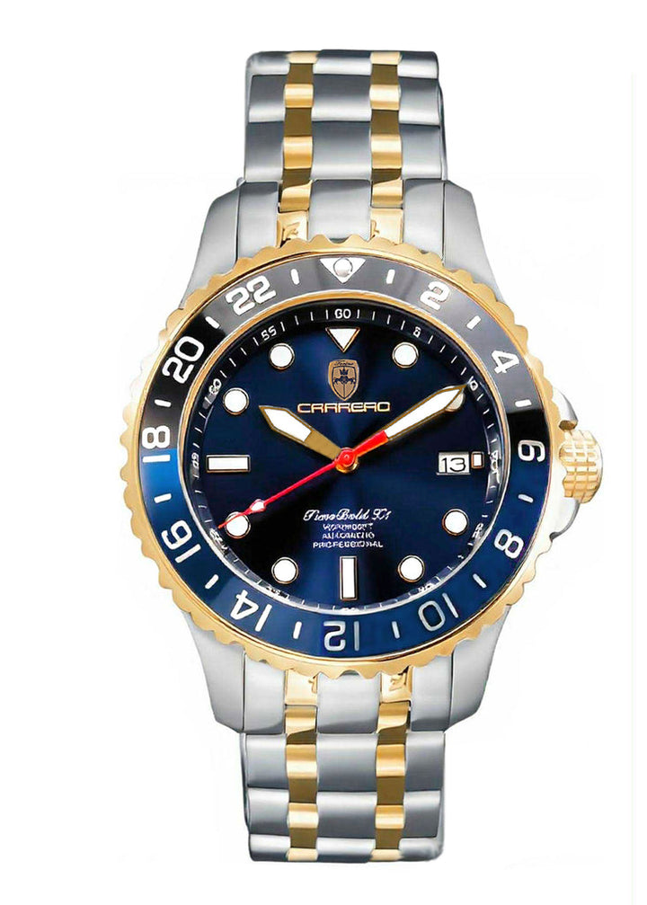TIME BOLD- X10 BLACK/BLUE | Blue Dial