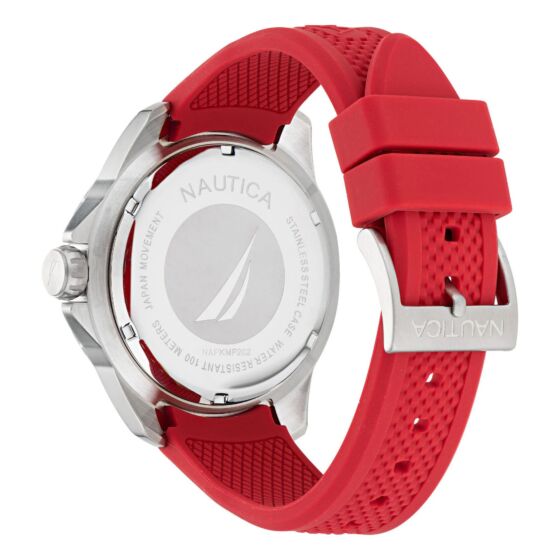 NAUTICA EVERYDAY Red / Stainless Steel | Gray Dial