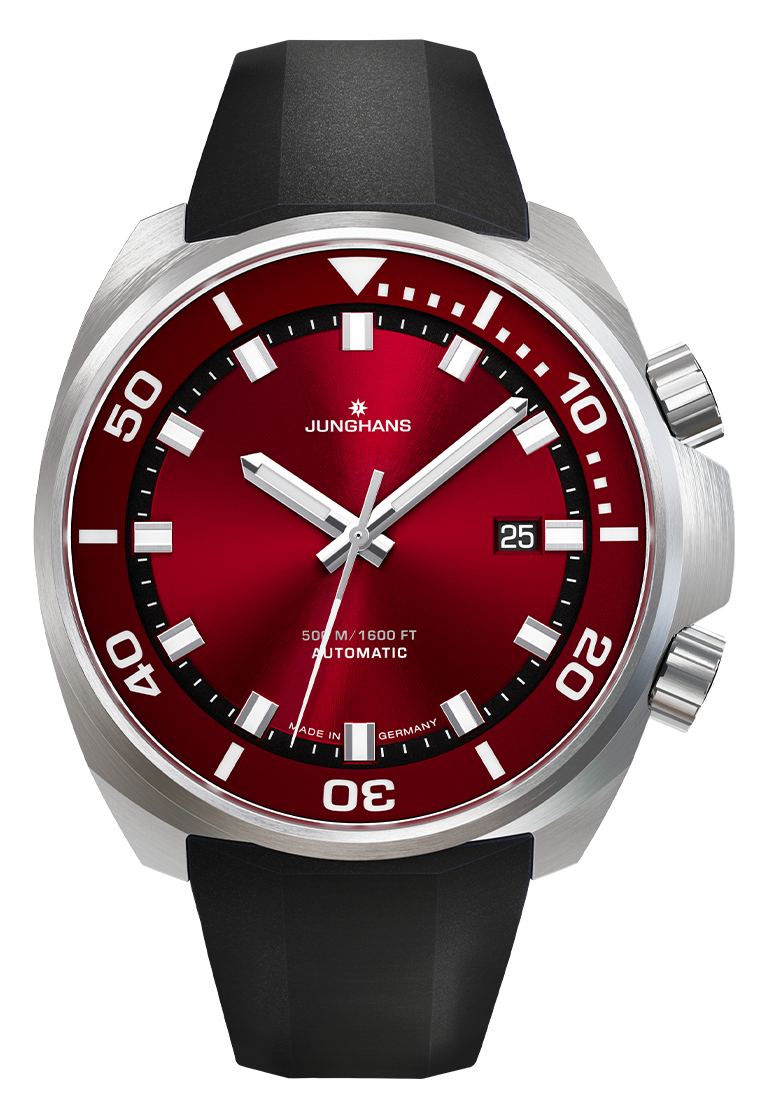 Aquaris Diver Red Red Dial / Stainless Steel Bracelet Red Dial
