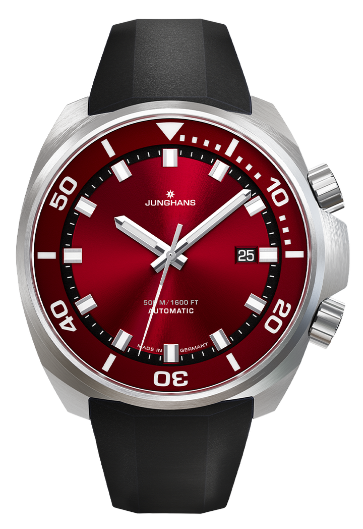 Aquaris Diver Red Red Dial / Stainless Steel Bracelet Red Dial