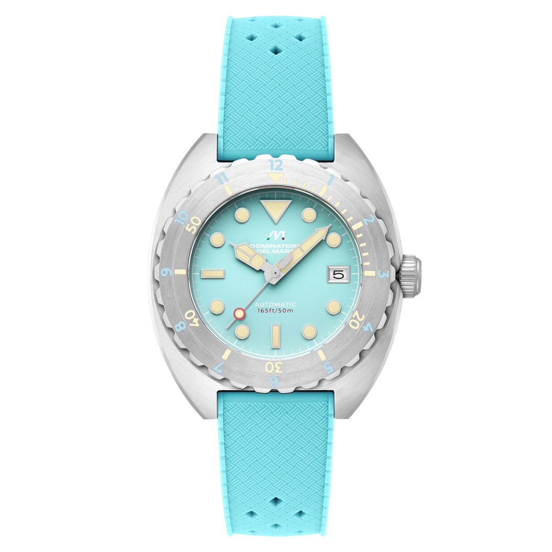 Amalfi Automatic Blue / Blue Silicone | Blue Dial