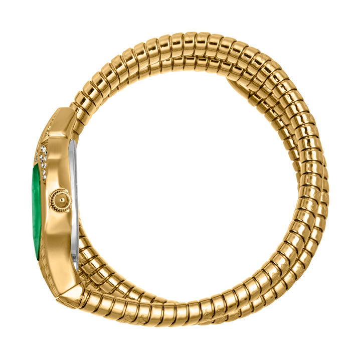 Just Cavalli 22mm / Gold / Green | Green Dial
