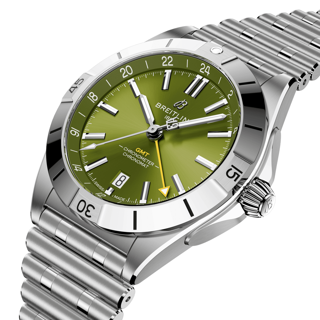 Chronomat Automatic GMT -Giannis Antetokounmpo- 40mm, Steel Case & Bracelet, Gre