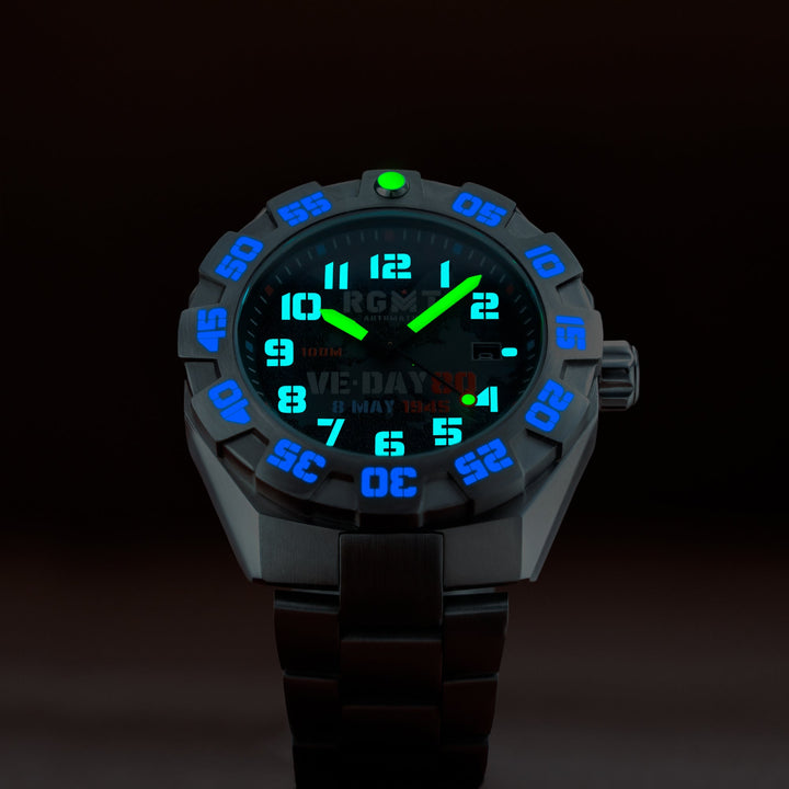 FIELD MASTER AUTOMATIC VE-DAY 80TH LIMITED EDITION BLACK / STAINLESS STEEL | Bla