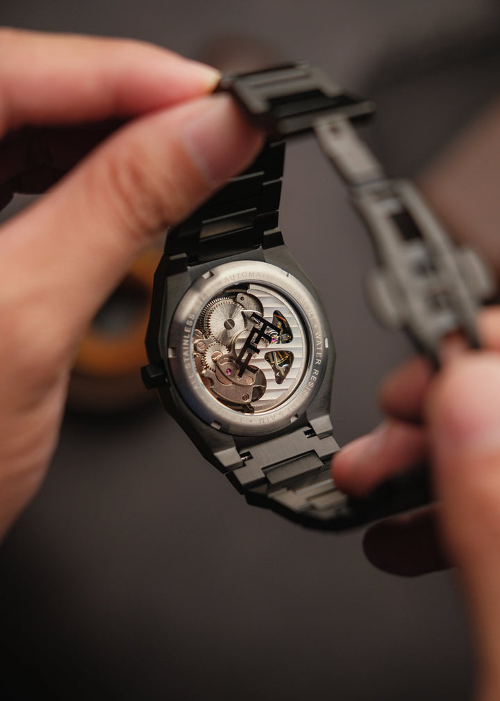 Drake Skeleton  Automatic Black Dial / Stainless Steel | Black Dial
