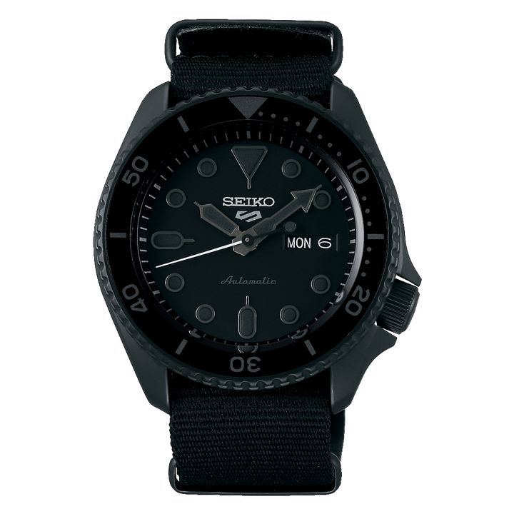 5 Sports SYX Black Dial / Black Nylon Strap Black Dial