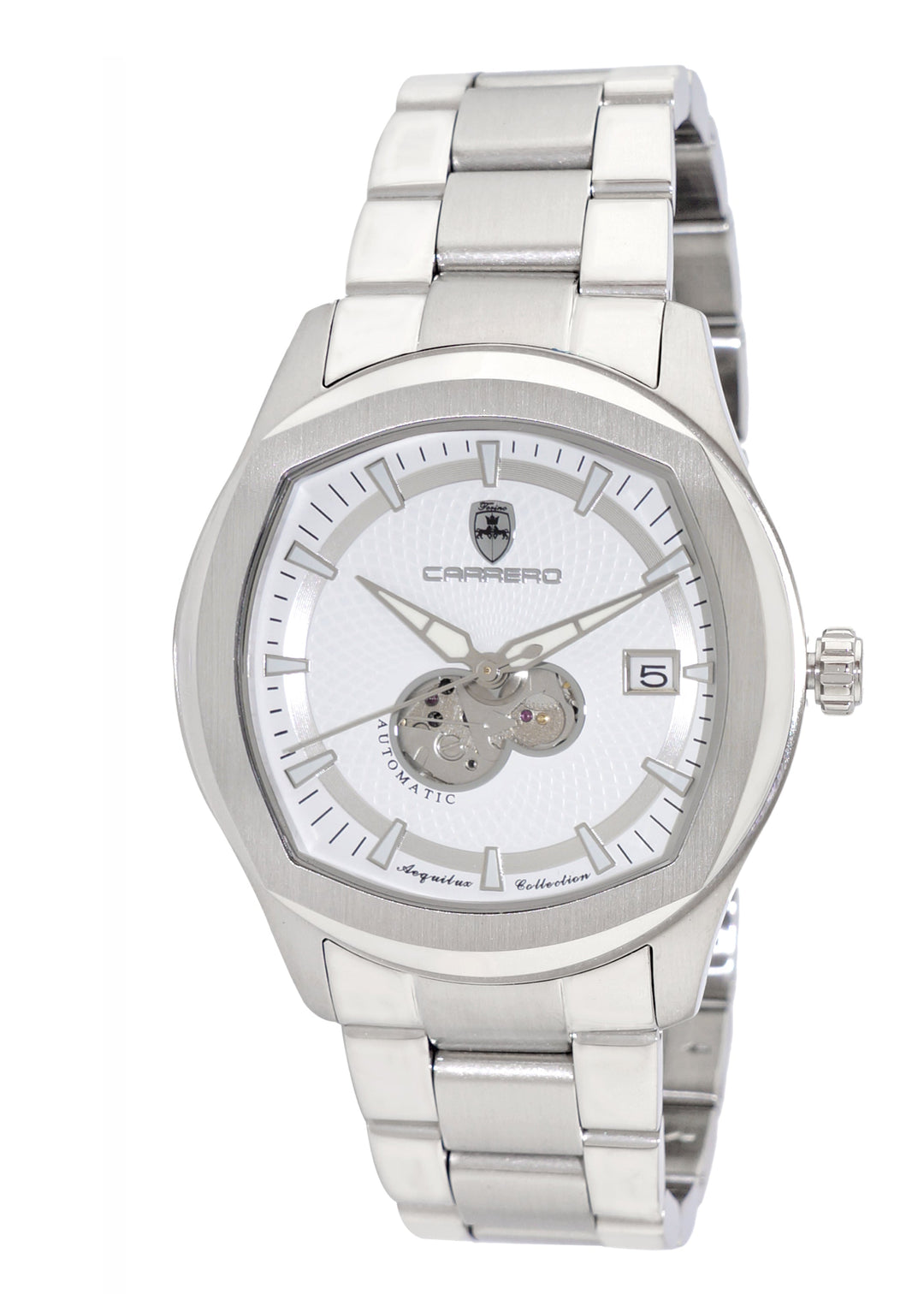 AEQUILUX SILVER TONE/WHITE | White Dial