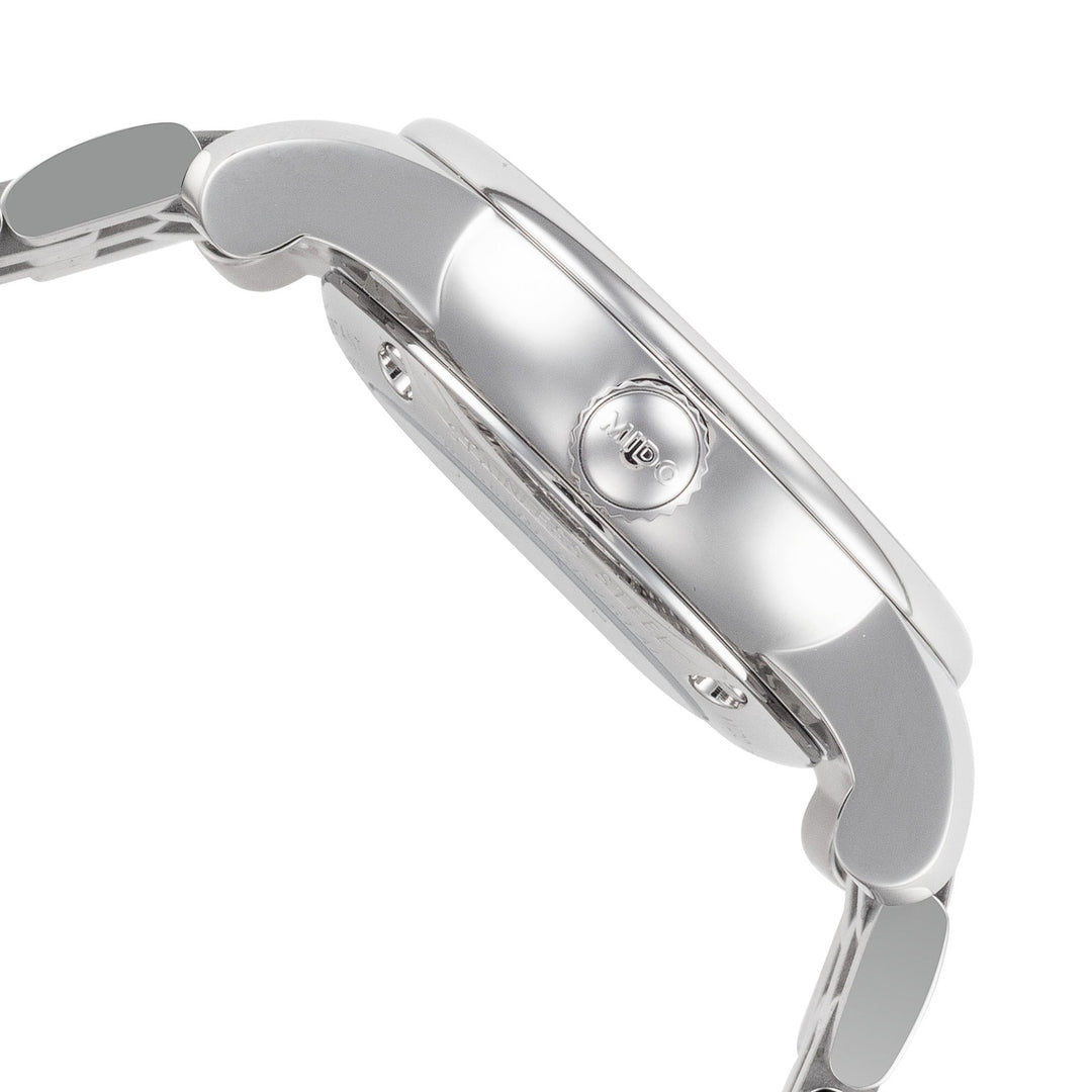 Baroncelli 29mm / White / Silver | White Dial