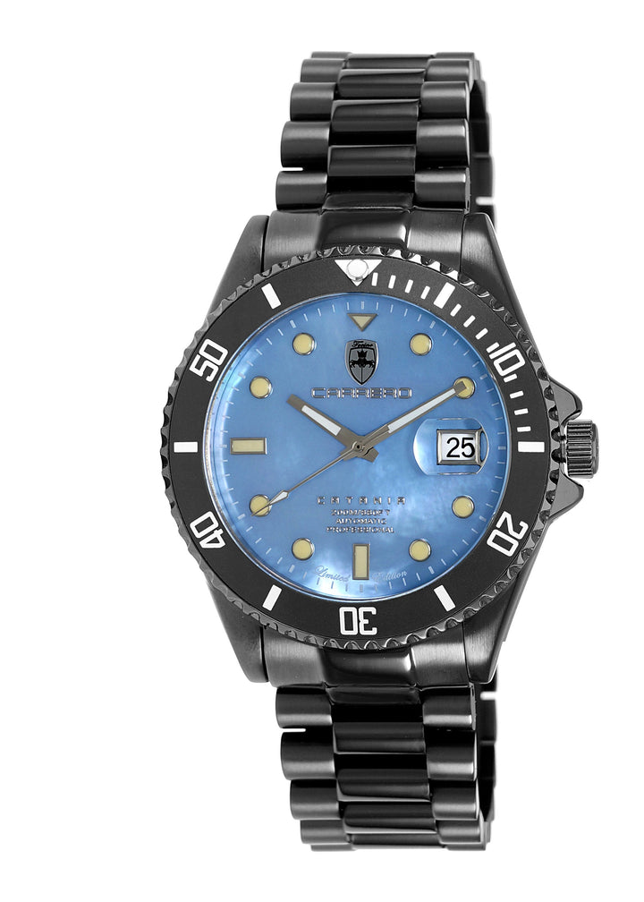 CATANIA -PD BLUE / IP-BLACK TONE Blue Mother-of-Pearl Dial