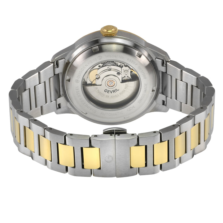 Guggenheim Sellita SW 220 Custom date wheel, SS Case, White dial, SS Bracelet | 