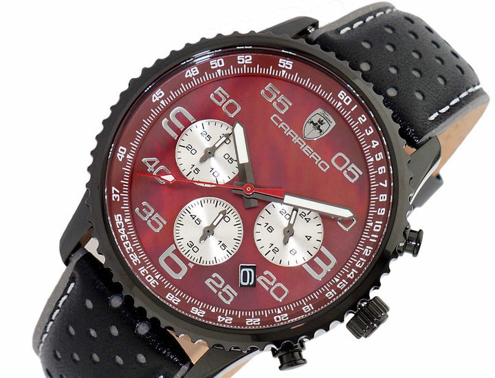 Aureum IP BLACK/MAROON | Maroon Dial
