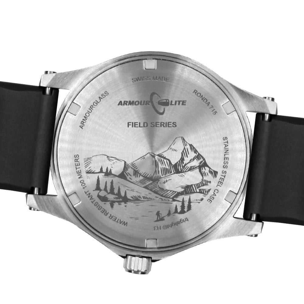 Field Series (Tritium & Armourglass) AL133 Steel Case / Metallic Blue Dial | Blu
