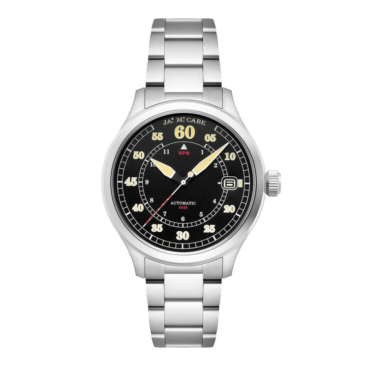 Bobber Automatic Black / Stainless Steel | Black Dial
