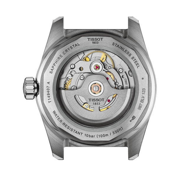 PR516 POWERMATIC 80 Silver-tone/ Yellow Gold White Dial