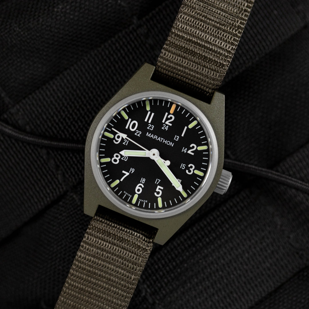 General Purpose Quartz Black NGM/Def Std Matte Black Dial
