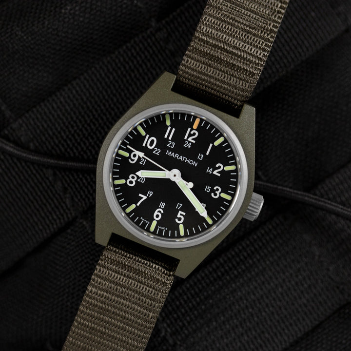 General Purpose Quartz Black NGM/Def Std Matte Black Dial
