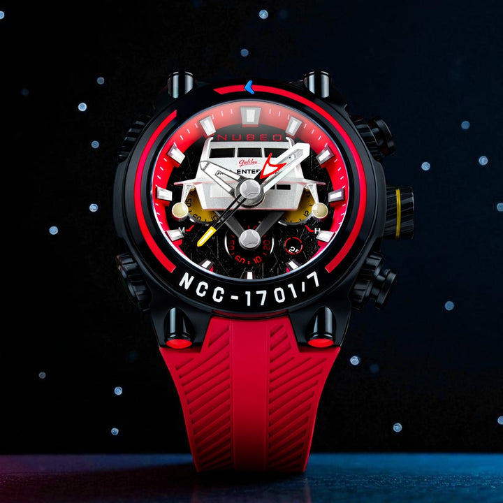 Deimos Chronograph Star Trek Galileo Limited Edition | Red Dial