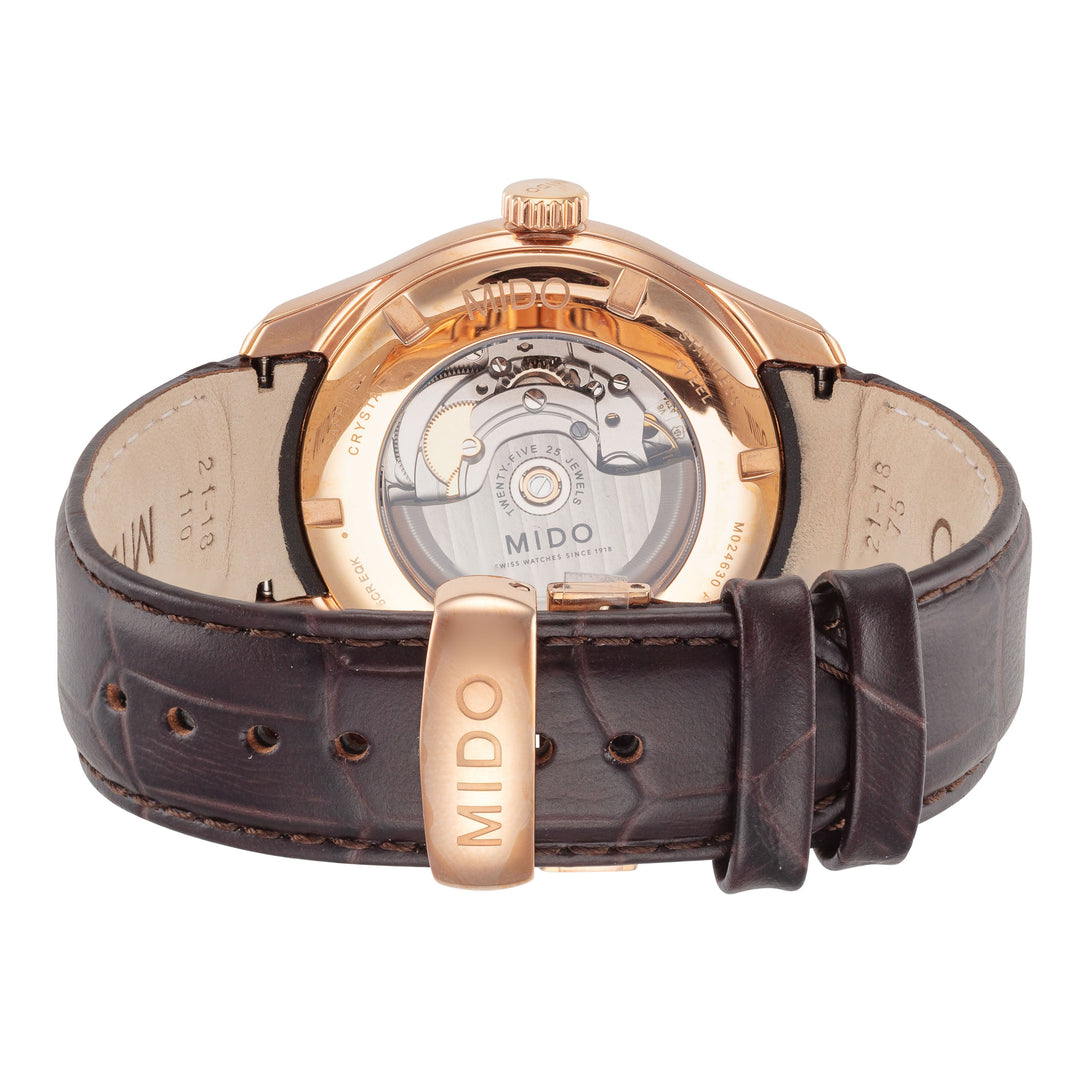 Belluna II 42.5mm / Grey / Brown | Grey Dial