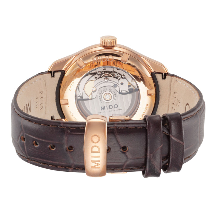 Belluna II 42.5mm / Grey / Brown | Grey Dial