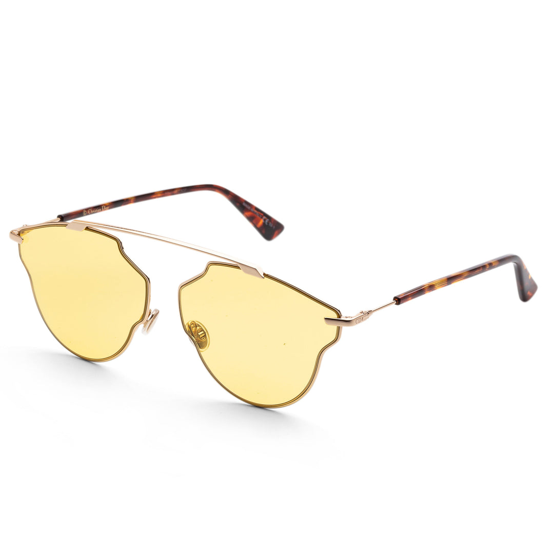 So Real Pops Rose Gold Frame, Yellow Lens |  Dial