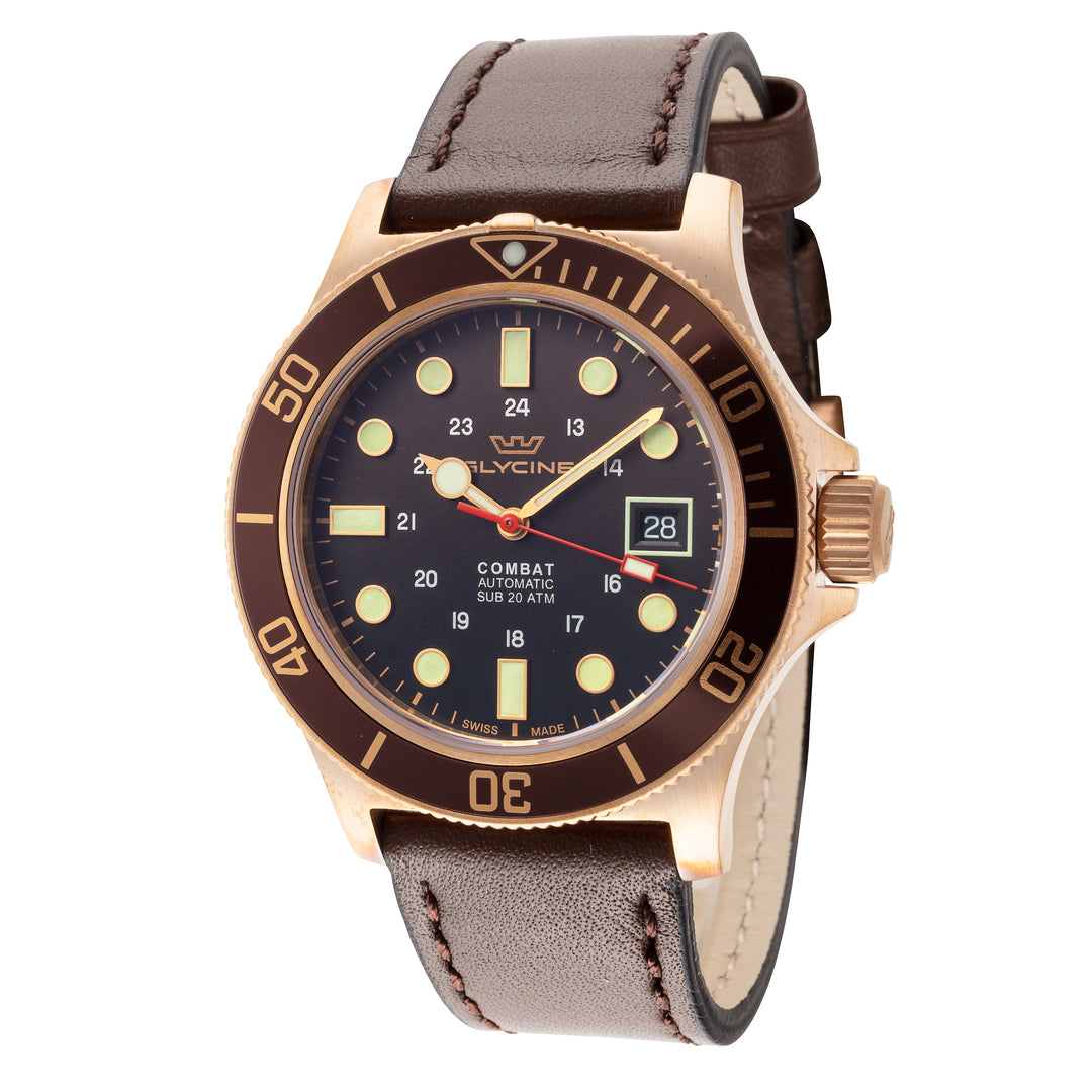 Combat Sub Bronze 42 mm / Brown / Brown Brown Dial