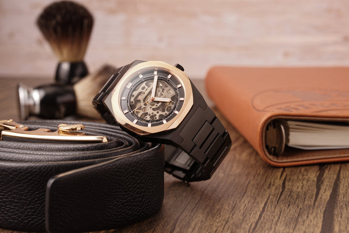 Drake Skeleton  Automatic Black Dial / Stainless Steel | Black Dial