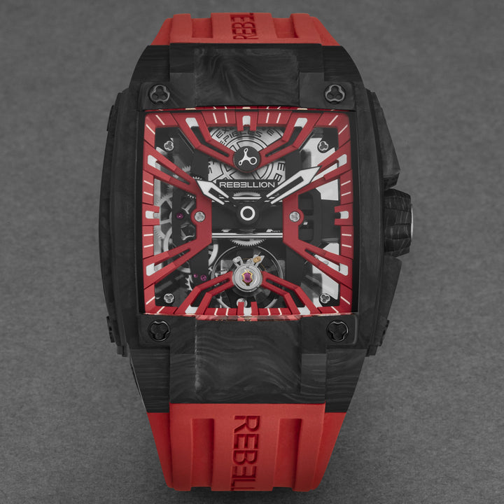 Re-Volt RBREV2H.CA.RD / Red Skeletonized | Red Skeletonized Dial