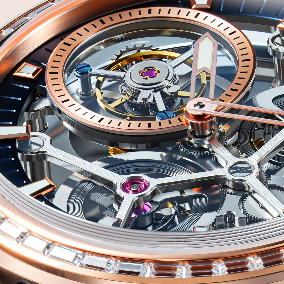 Engineer Parsons Tourbillon Limited Edition Rose Gold / Leather | Blue Dial