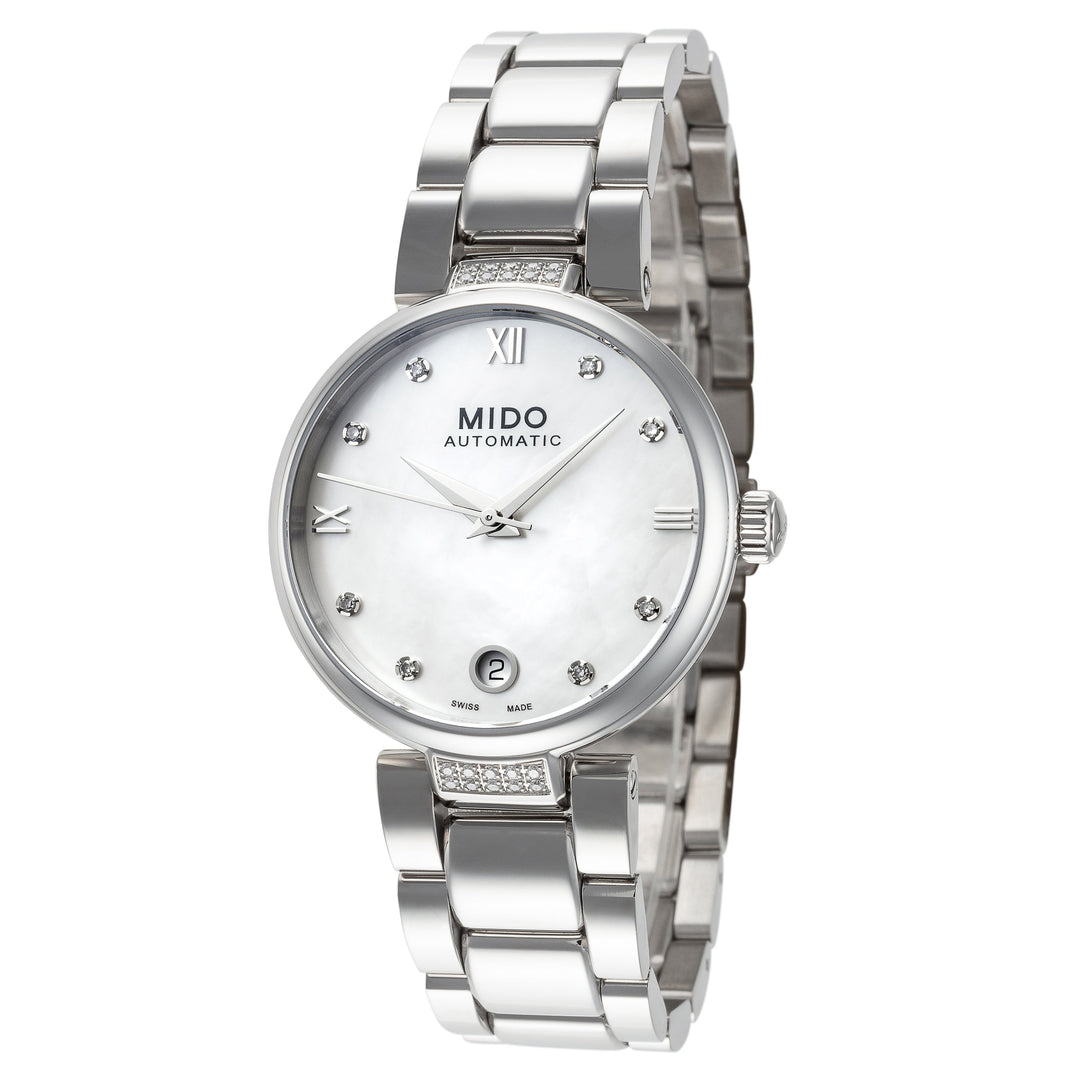 Baroncelli II Donna 33mm / Pink Mother-of-Pearl / Silver Pink Mother-of-Pearl Di