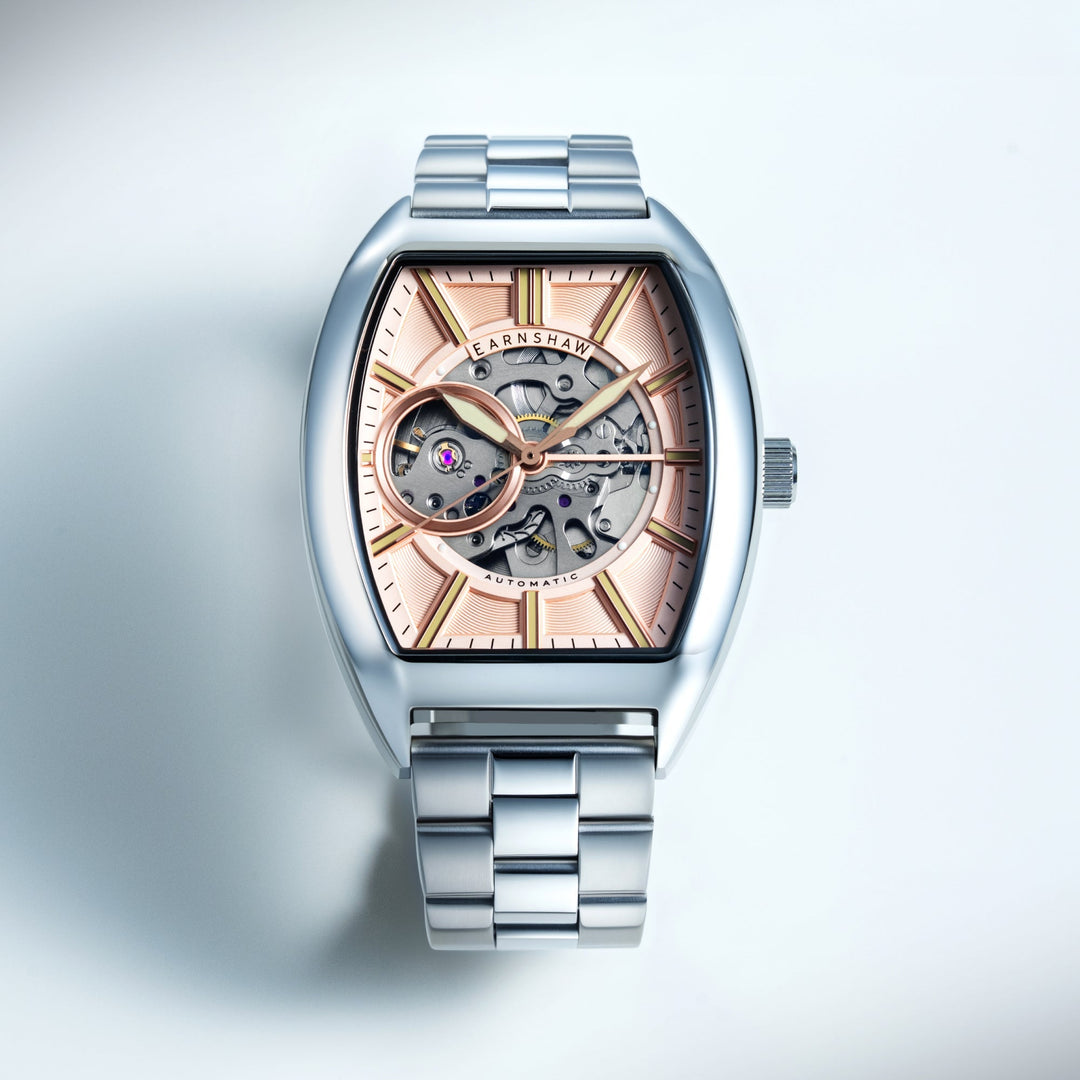 Heritage Beauchamp Skeleton Automatic Rose Gold / Stainless Steel | Rose Gold Di