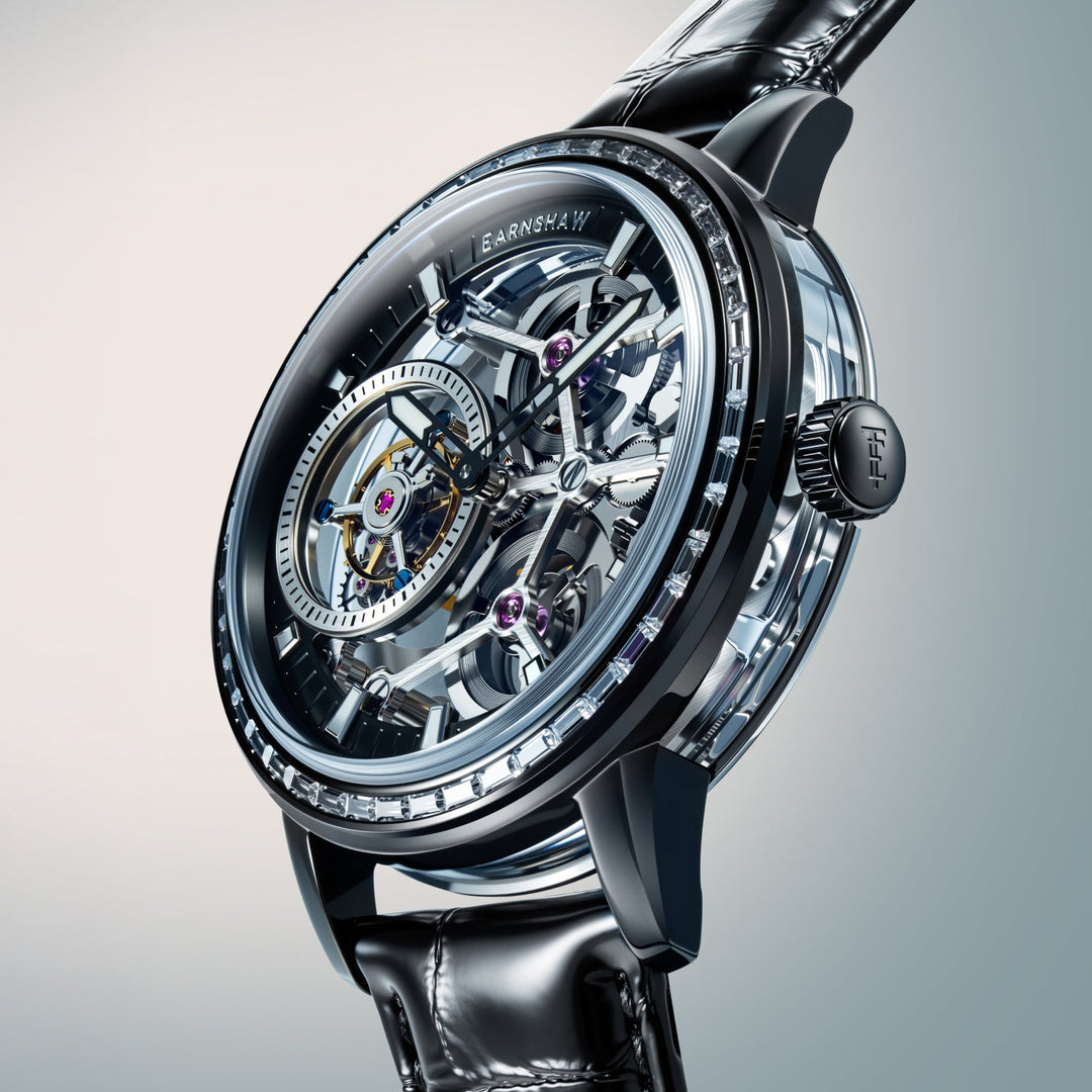 Engineer Parsons Tourbillon Limited Edition Black & Silver / Leather Black Dial