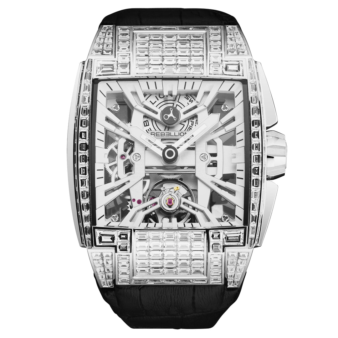 Re-Volt RBREV3H.6N.FBAG / White Skeletonized | White Skeletonized Dial