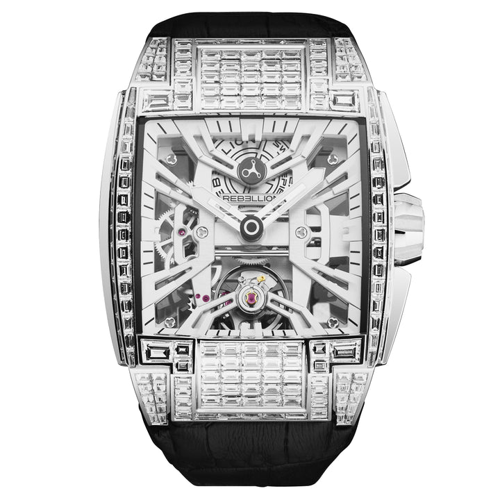 Re-Volt RBREV3H.6N.FBAG / White Skeletonized | White Skeletonized Dial