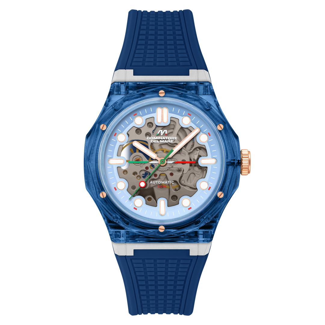 Ravello Automatic Blue / Silicone | Blue Dial