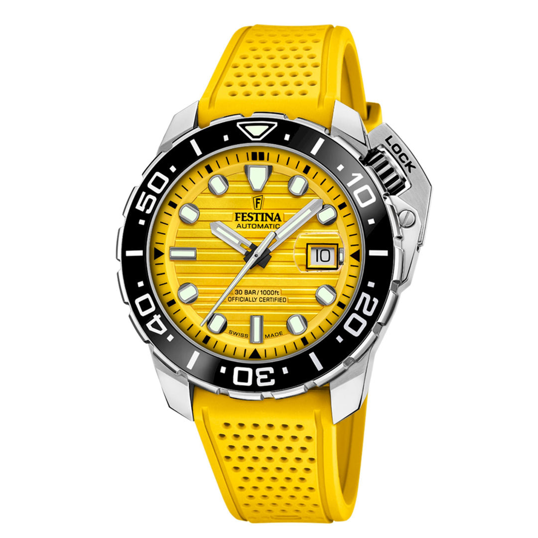 Odyssey Diver Yellow / Stainless Steel Yellow Dial